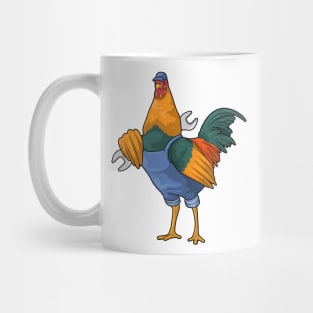 Rooster Mechanic Tool Mug